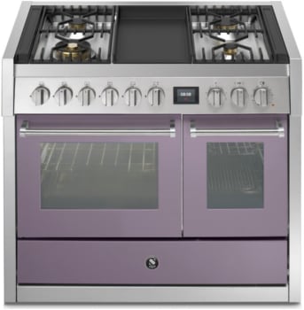 Steel Cucine Genesi Series GQY10SF4TAA - 40 Inch Freestanding Dual Fuel Range