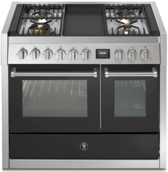 Steel Cucine Genesi Series GQY10SF4TAN - 40 Inch Freestanding Dual Fuel Range
