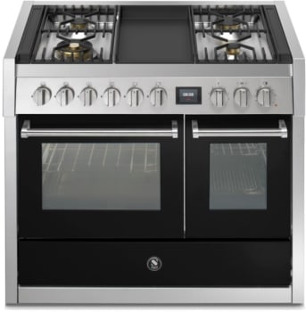 Steel Cucine Genesi Series GQY10SF4TBA - 40 Inch Freestanding Dual Fuel Range