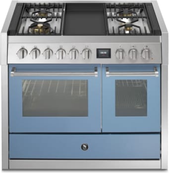 Steel Cucine Genesi Series GQY10SF4TCE - 40 Inch Freestanding Dual Fuel Range