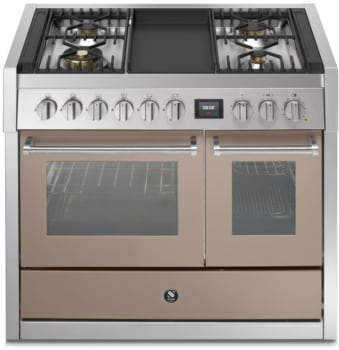 Steel Cucine Genesi Series GQY10SF4TSA - 40 Inch Freestanding Dual Fuel Range