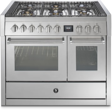 Steel Cucine GQY10SF6WSS 40 Inch Freestanding Dual Fuel Range with