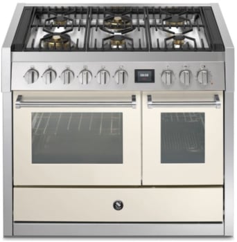 Steel Cucine Genesi Series GQY10SF6WNA - 40 Inch Freestanding Dual Fuel Range