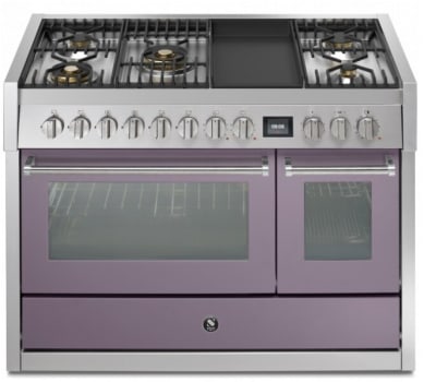 Steel Cucine Genesi Series GQY12SF4TMAA - 48 Inch Freestanding Dual Fuel Range