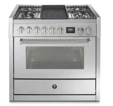 Steel Cucine Genesi Series GQY9S4BSS - 36 Inch Dual Fuel Range
