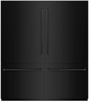 ZLINE GRBITBS72 - 72 Inch Built-In 4-Door French Door Refrigerator