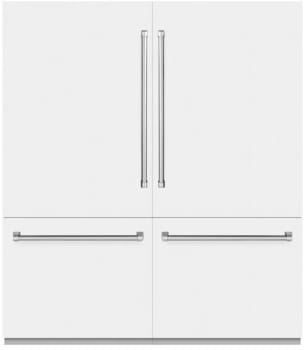 ZLINE GRBITWM72 - 72 Inch Built-In 4-Door French Door Refrigerator
