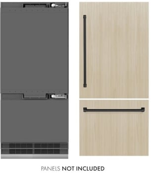 ZLINE Autograph Edition GRBITZ36MB - 36 Inch Built-In Bottom-Freezer Refrigerator (Panels Not Included)