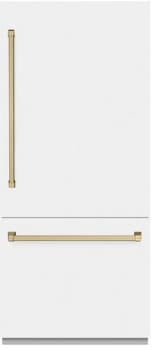ZLINE Autograph Edition GRBITZWM36CB - 36 Inch Built-In Bottom-Freezer Refrigerator