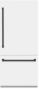 ZLINE Autograph Edition GRBITZWM36MB - 36 Inch Built-In Bottom-Freezer Refrigerator