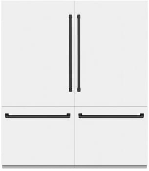 ZLINE Autograph Edition GRBITZWM72MB - 72 Inch Built-In 4-Door French Door Refrigerator