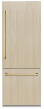 ZLINE Autograph Edition GRBIVZ30CB - 30 Inch Built-In Bottom-Freezer Refrigerator