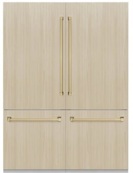 ZLINE Autograph Edition GRBIVZ60CB - 60 Inch Built-In 4-Door French Door Refrigerator
