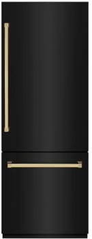 ZLINE Autograph Edition GRBIVZBS30G - 30 Inch Built-In Bottom-Freezer Refrigerator