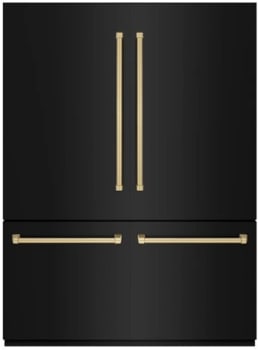 ZLINE Autograph Edition GRBIVZBS60CB - 60 Inch Built-In 4-Door French Door Refrigerator