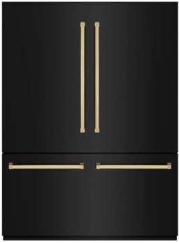 ZLINE Autograph Edition GRBIVZBS60G - 60 Inch Built-In 4-Door French Door Refrigerator