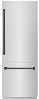 ZLINE Autograph Edition GRBIVZSN30MB - 30 Inch Built-In Bottom-Freezer Refrigerator