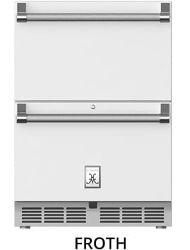 Hestan GRFR24WH - Outdoor Refrigerator and Freezer Drawer with 5.2 cu. ft. Storage Capacity
