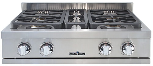 Capital Classic Chef GRT304N - 30 Inch Gas Rangetop with 4 Sealed Burners
