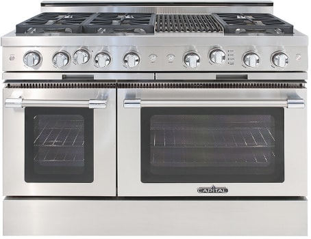 Capital Grand Chef GSCR484B2N - 48 Inch Grand Chef Freestanding Gas Range