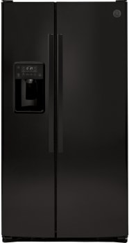 GE GSE25GGHBB 36 Inch Freestanding Side by Side Refrigerator with