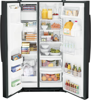 GE GSS25GGPBB 36 Inch Side-by-Side Refrigerator with 25.3 Cu. Ft ...