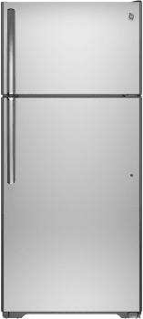 GE GTE16GSHSS 28 Inch Top-Freezer Refrigerator with Snack Drawer ...