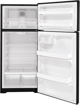 GE GTE17DTNRBB 28 Inch Top Freezer Refrigerator with 16.6 Cu. Ft ...