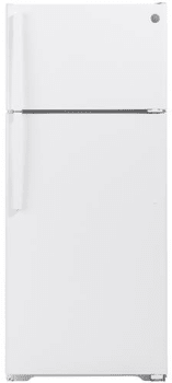GE GTE18GTNRWW 28 Inch Top Freezer Refrigerator with 17.5 Cu. Ft