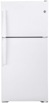 GE GTE19DTNRWW - GE® ENERGY STAR® 19.2 Cu. Ft. Top-Freezer Refrigerator