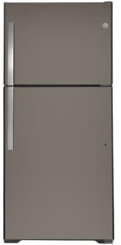 GE GTS22KMNRES - 33 Inch Slate Freestanding Top Freezer Refrigerator
