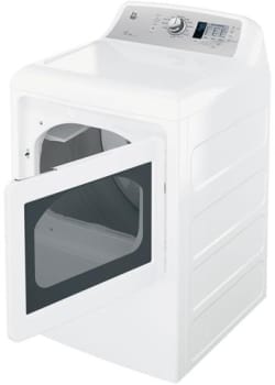 GE GTX65GBSJWS 27 Inch 6 1 cu ft Long Vent Gas Dryer with 12 Dry