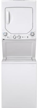 GE Spacemaker GUD24GSSMWW - 24 Inch Gas Laundry Center