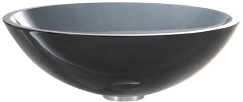 Kraus Clear Black Series GV104 - Clear Black Glass Sink