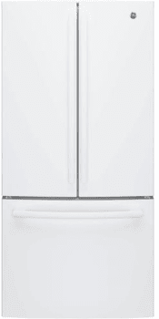 GE GWE19JGLWW 33 Inch Counter Depth French Door Refrigerator with