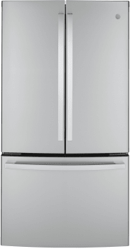 GE GWE23GYNFS - 36 Inch Counter Depth French Door Refrigerator with 23.1 Cu. Ft. Capacity