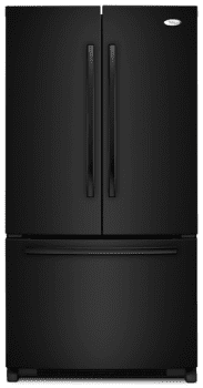 Whirlpool Gx5fhtxvb 24 8 Cu Ft French Door Refrigerator With Spillproof Shelves Factory Installed Icemaker And Pur Water Filtration System Black Actual Color Not Shown