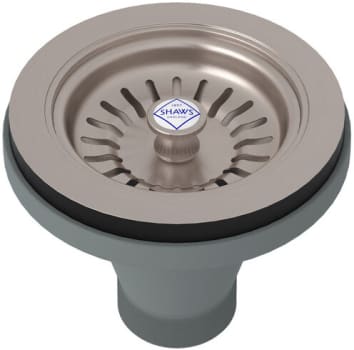 Rohl SW734STN - 1 1/2 Inch Basket Strainer without Remote Pop-Up in Satin Nickel