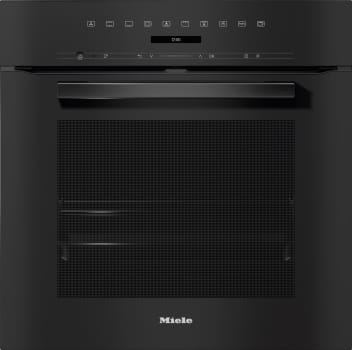 Miele VitroLine H7263BPOBSW - 24 Inch Single Convection Smart Electric Wall Oven