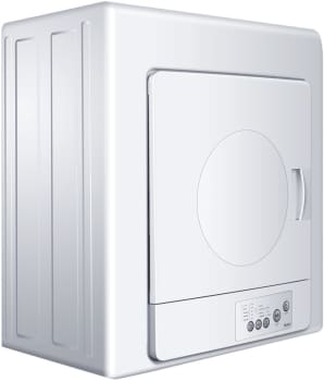 Haier Hlp141e 2 5 Cu Ft Portable Dryer With 3 Dry Cycles Dryness Sensor 3 Temperature Selections 5 Timed Dry Selections And Wall Mountable