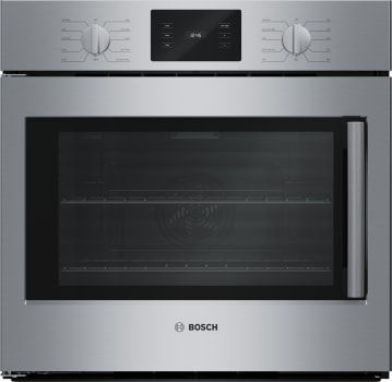 Bosch 500 Series HBL5455LUC - 30 Inch Single Convection Electric Wall Oven in Front View