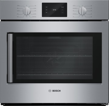 Bosch 500 Series HBL5455RUC - 30 Inch Single Convection Electric Wall Oven in Front View