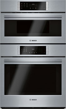 Bosch 800 Series HBL8753UC - 30 Inch Double Speed Combination Smart Electric Wall Oven