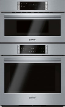 Bosch 800 Series HBL87M53UC - 800 Series 30" Single Electric Convection Wall Oven with Built-In Microwave