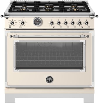Bertazzoni Heritage Series HER366BCFEPAVT - 36 Inch Freestanding Dual Fuel Range