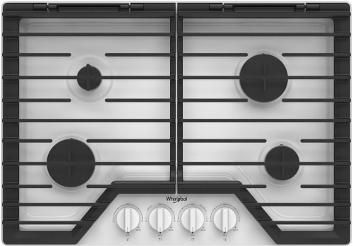 Whirlpool WCGK5030PW - 30 Inch Gas Cooktop