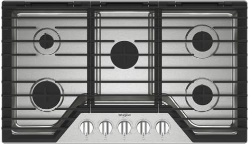 Whirlpool WCGK5036PS - 36 Inch Gas Cooktop