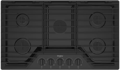 Whirlpool WCGK5036PB - 36 Inch Gas Cooktop