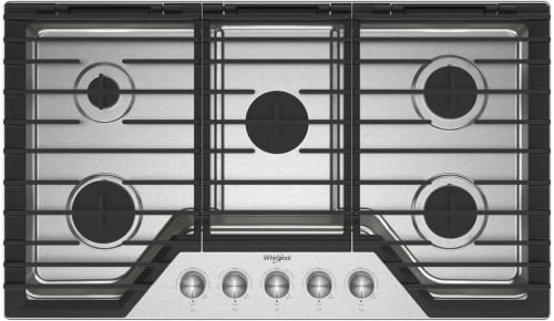 Whirlpool WCGK7036PS - 36 Inch Gas Cooktop