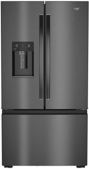 Whirlpool 36 in. Wide French Door Refrigerator with In-Door Water & Ice in Black Stainless Finish 23 cu. ft. WRFC5036RV on Fridge.com